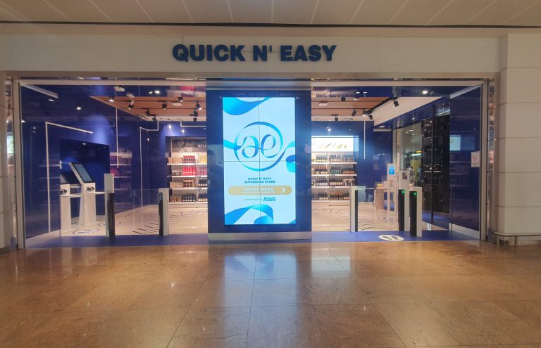 Tienda automatizada Quick N' Easy con tecnología Atos.